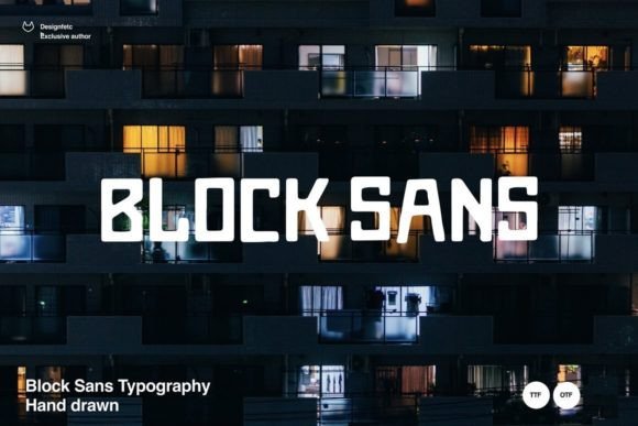 Block Sans: A Versatile Handwritten Font for Modern Web Layouts