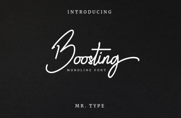 Boosting: A Font That Brings Warmth and Elegance to Your Brand