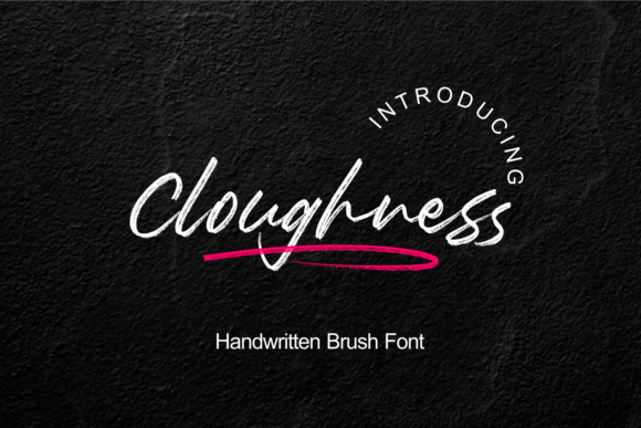 Cloughness: A Brush Script Font Built for Bold Campaigns