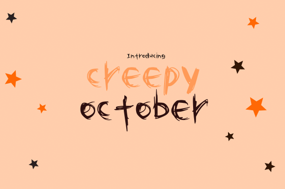 Creepy October Font: Bringing a Quirky Spark to Campaign Visuals