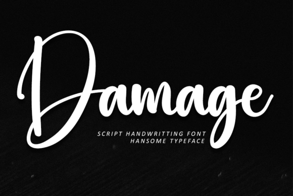 Damage Font Review for Crafters and Handmade Sellers