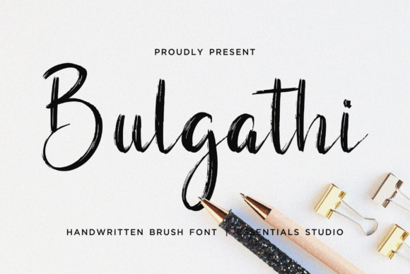 Discover Bulgathi: A Modern Brush HandScript Font for Editorial Design