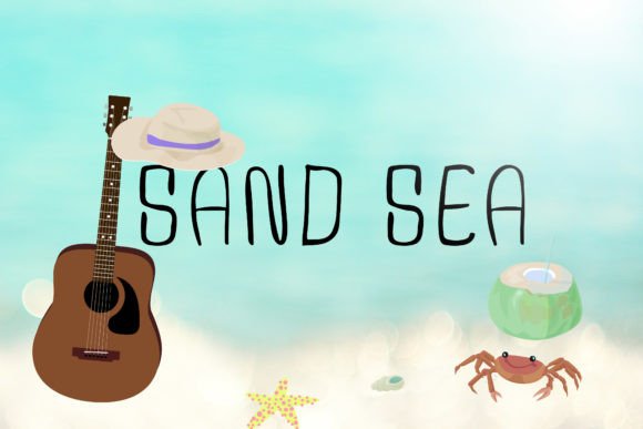 Enhance Your Campaigns with Sand Sea: A Joyful Handwritten Font