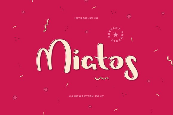 Miatos: A Bold and Stylish Handwritten Font for Editorial Design