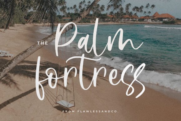 Palm Fortress: A Crafting-Focused Handwritten Font for Your Creations