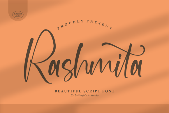 Rashmita: An Elegant Font for a Polished Brand Identity