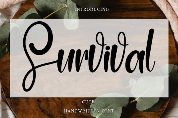 Survival: A Distinct Timeless Handwritten Font for Editorial Design