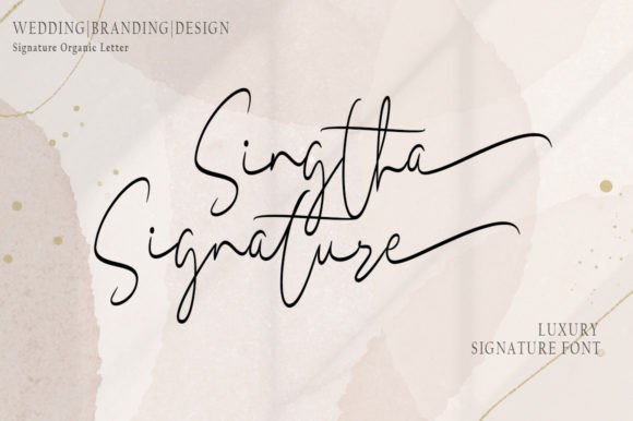 The Delicate Beauty of the Sigtha Signature Script Font