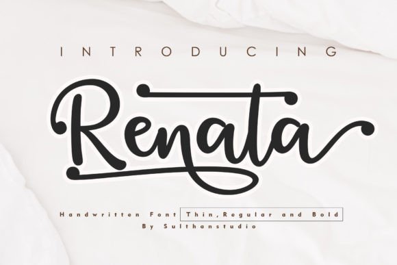 The Renata Font: Your Brand's New Handwritten Signature