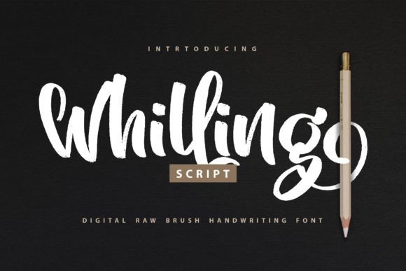 Whilling: A Handwritten Script Font for Polished Branding