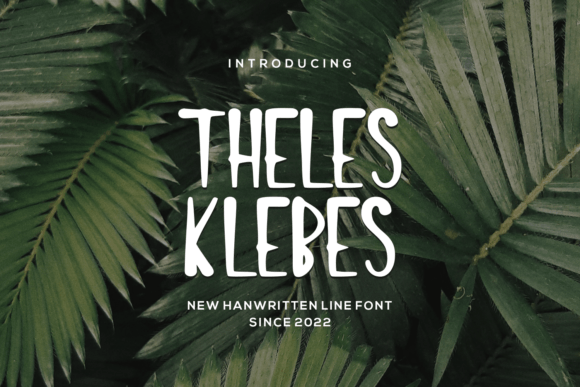Why Thelesklebes is a Delightful Font for Your Online Brand