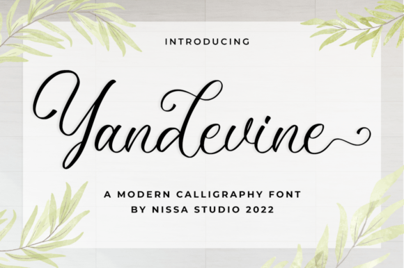 Yandevine: A Refined Script Font for Modern Web Design